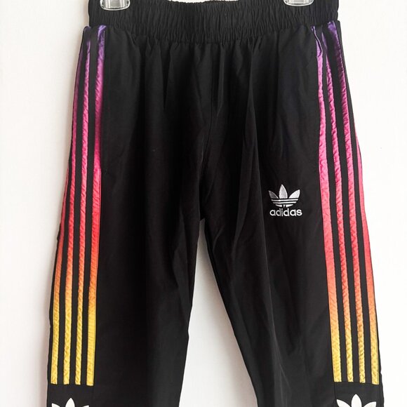 Adidas Colourful Stripe Tre Foil Track Pants Asian Market Sizing/ US Size Small - Picture 3 of 6